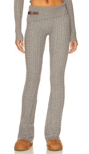 Pantalón tejido de ochos fleur en color gris talla L en - Grey. Talla L (también en M, S, XL) - Frankies Bikinis - Modalova