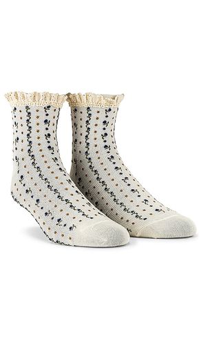 Rosebud Waffle Knit Sock in - Free People - Modalova