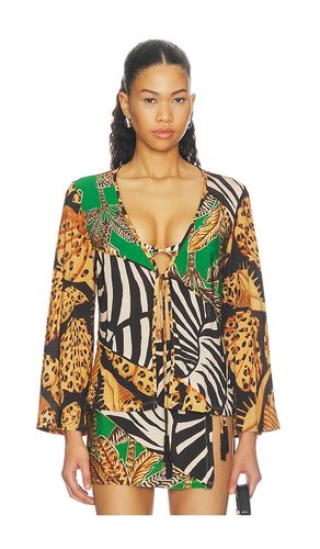 Open Front Blouse in . Size XS. Also in M, L - FARM Rio - Modalova