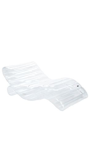 Clear Chaise Lounger Floatie in - FUNBOY - Modalova