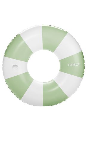 Flotador sage vintage stripe tube float en color verde talla all en / - Green. Talla all - FUNBOY - Modalova