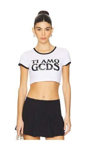 Camiseta ti amo en color blanco talla L en - White. Talla L (también en M, S, XL, XS, XXS) - GCDS - Modalova