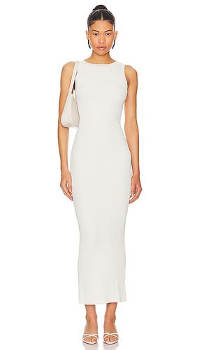 Shine Rib Off Scoop Back Midi Dress in . Taglia S - Good American - Modalova