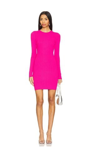 Minivestido virgo rib en color rosado talla 2X en - Pink. Talla 2X (también en 3X, 4X, 5X, L, S, XL) - Good American - Modalova