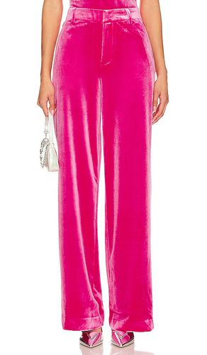 Pantalones anchos de terciopelo en color fucsia talla 0 en - Fuchsia. Talla 0 (también en 16, 20, 22) - Good American - Modalova