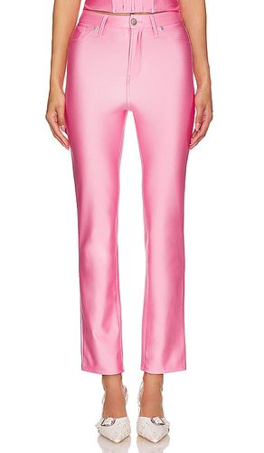 Pantalón recto de compresión brillante en color rosado talla 00 en - Pink. Talla 00 (también en 12, 22, 2 - Good American - Modalova