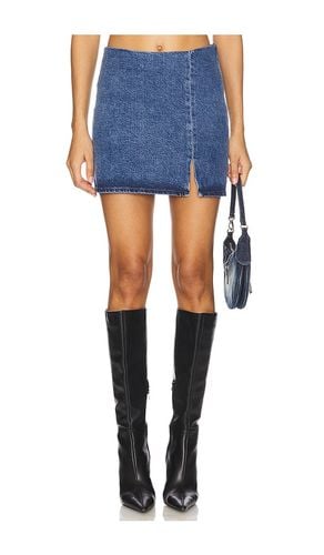 Denim Mini Skirt in . Size 0, 00, 10, 12, 14, 18, 2, 22, 24, 4, 6, 8 - Good American - Modalova