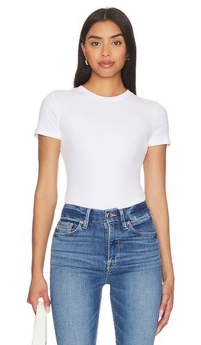 Rib Fitted Tee Bodysuit in . Size 3X. Also in 4X, 5X - Good American - Modalova