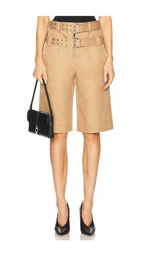 Bonded Belt Shorts in . Taglia 36, 38 - Ganni - Modalova