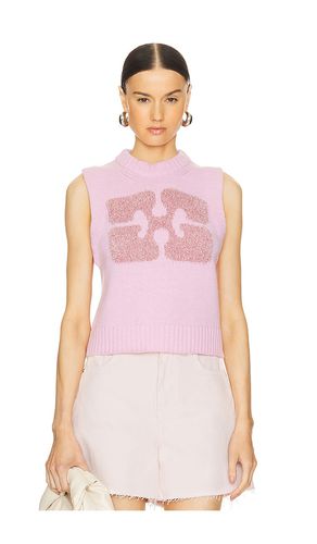 Ganni Vest in Pink. Taglia XXS - Ganni - Modalova