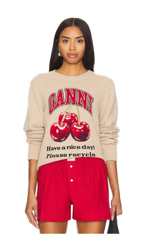 Graphic Mix Cherry Sweatshirt in . Size XS - Ganni - Modalova