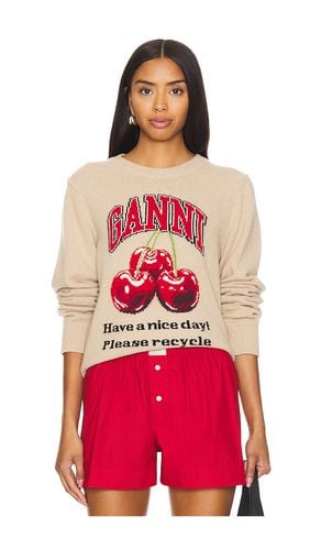 Graphic Mix Cherry Sweatshirt in . Taglia M, S, XS - Ganni - Modalova