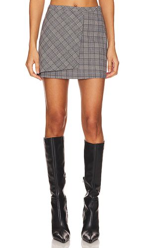 Check Mix Mini Skirt in . Taglia 40 - Ganni - Modalova