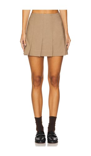 Drapey Melange Mini Skirt in . Size 40 - Ganni - Modalova