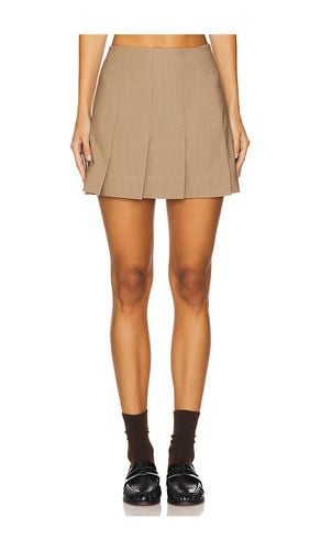 Drapey Melange Mini Skirt in . Size 42 - Ganni - Modalova