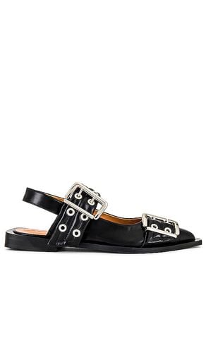 Buckle Flats in . Size 37, 39, 40, 41 - Ganni - Modalova