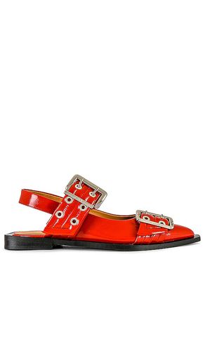 Buckle Ballerina Naplack in . Taglia 38, 39, 40, 41 - Ganni - Modalova