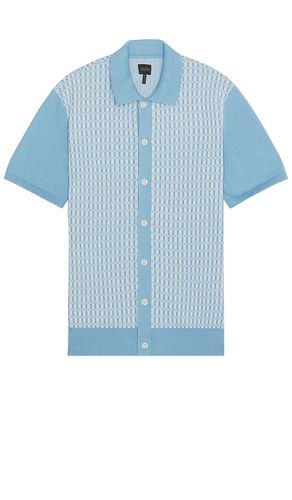 Essex Short Sleeve Geo Knit Shirt in . Taglia XL - Good Man Brand - Modalova