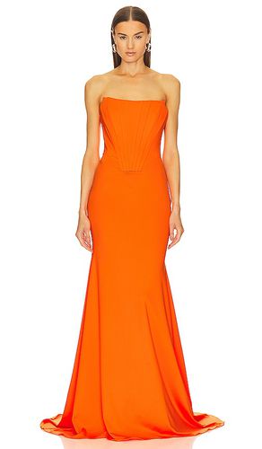 Vestido largo en color naranja talla 36 en - Orange. Talla 36 (también en 38, 46) - GIUSEPPE DI MORABITO - Modalova