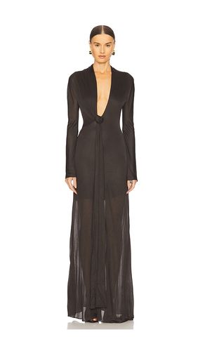 Plunging Maxi Dress in . Size 38, 40 - GIUSEPPE DI MORABITO - Modalova