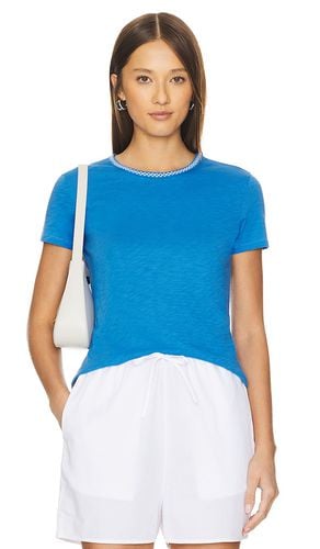 Camiseta embroidered neck classic en color azul talla L en - Blue. Talla L (también en M, S, XL, XS) - Goldie - Modalova