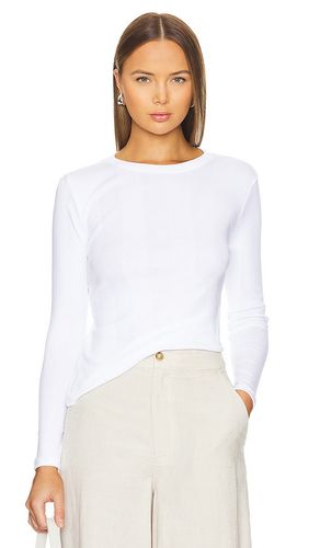 Long Sleeve Cotton Rib Tee in . Taglia M, S, XL, XS - Goldie - Modalova