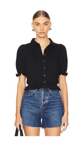 Blusa peasant en color talla L en - Black. Talla L (también en S, XS) - Goldie - Modalova