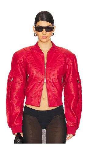 Cazadora zania en color rojo talla 32 en - Red. Talla 32 (también en 34, 36, 38, 40) - Gestuz - Modalova