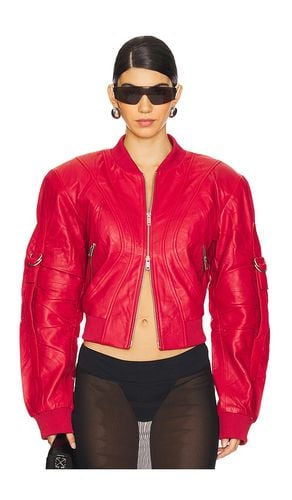 Cazadora zania en color rojo talla 32 en - Red. Talla 32 (también en 34, 36, 40) - Gestuz - Modalova