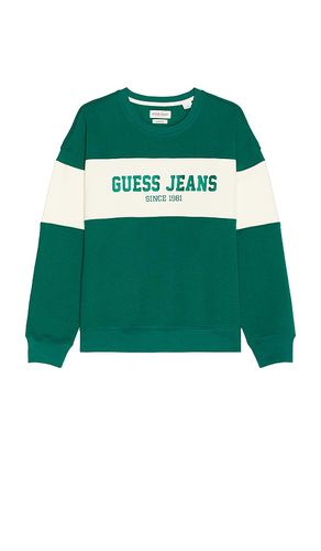 Sudadera en color verde talla L en - Green. Talla L (también en M, S, XL/1X) - Guess Jeans - Modalova