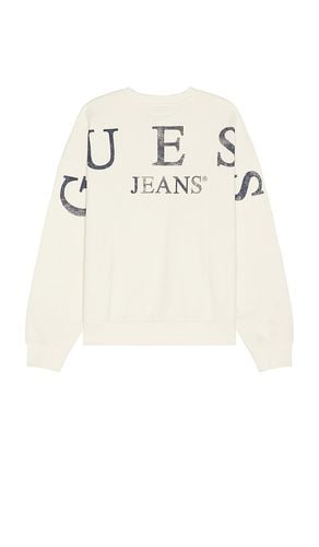 Back Macro Logo Sweatshirt in . Taglia M, S, XL/1X - Guess Jeans - Modalova