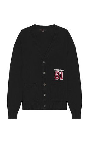 Long Sleeve 81 Patch Cardigan in . Size L. Also in M, S, XL/1X, XS - Guess Jeans - Modalova