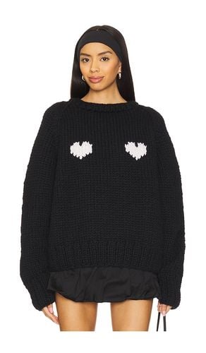 Two Hearts Slouchy Pullover in - GOGO Sweaters - Modalova