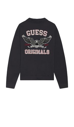 Washed Half Zip Sweatshirt in . Taglia M, S, XL/1X, XS - Guess Originals - Modalova