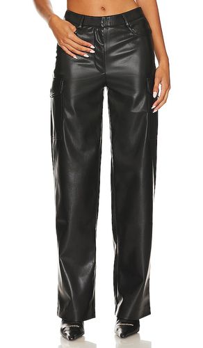 Pantalón cargo de cuero vegano nate en color talla 0 en - Black. Talla 0 (también en 10, 12, 2, 4, 6) - Generation Love - Modalova