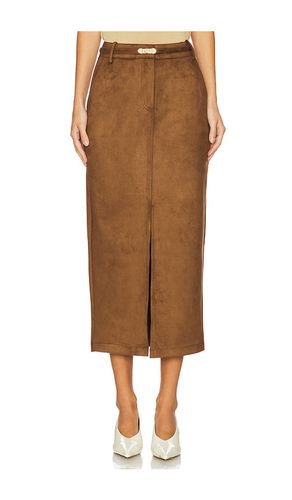 Medina Belted Faux Suede Skirt in . Size 2, 4, 6, 8 - Generation Love - Modalova