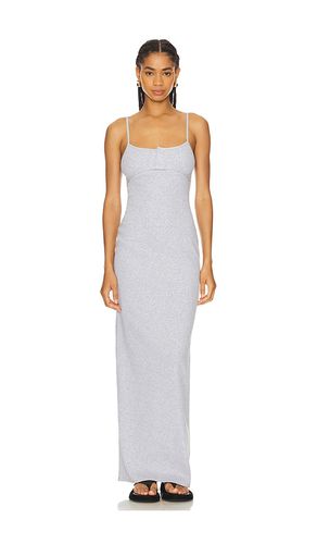 Vestido rib cami maxi en color gris talla L en - Grey. Talla L (también en M, XL, XS, XXS) - GRLFRND - Modalova