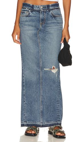 Cameron Low Rise Column Maxi Skirt With Back Slit in . Size 27 - GRLFRND - Modalova
