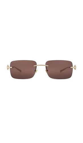 Gafas de sol en color talla all en & - Brown. Talla all - Gucci - Modalova