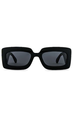 Gafas de sol matelasse rectangular icon en color negro talla all en & - Black. Talla all - Gucci - Modalova