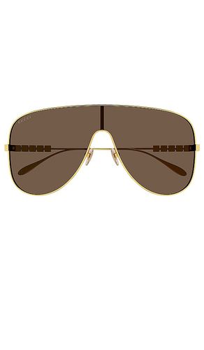 Lettering Mask Sunglasses in - Gucci - Modalova
