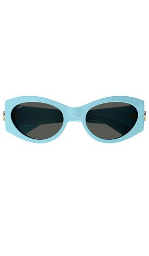 Gafas de sol tipo ojo de gato de acetato en color bebe azul talla all en - Baby Blue. Talla all - Gucci - Modalova