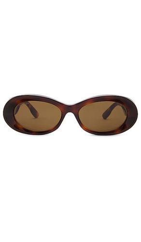 Thickness Oval Sunglasses in - Gucci - Modalova