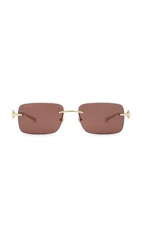 Horsebit Top Bar Sunglasses in - Gucci - Modalova