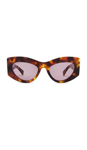 Gucci Cat Eye Sunglasses in Brown - Gucci - Modalova