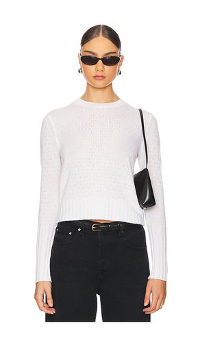 Shrunken Pointelle Crew Cashmere Sweater in . Size M, S, XL, XS - Guest In Residence - Modalova