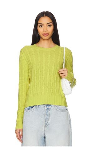 Cable Shrunken Cashmere Crew Sweater in . Size M, S, XL, XS - Guest In Residence - Modalova