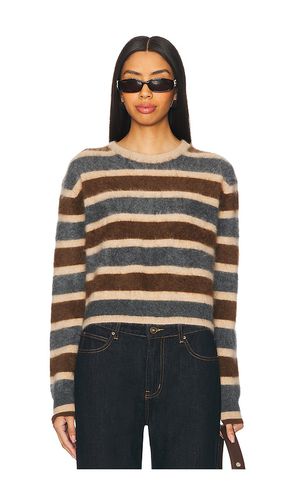 Grizzly Stripe Cashmere Crew Sweater in . Size XL - Guest In Residence - Modalova