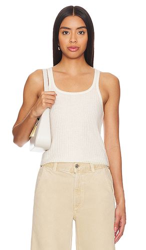 Guest en residence rib tank top en color talla L en - Cream. Talla L (también en M, S, XL) - Guest In Residence - Modalova