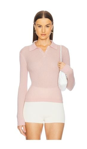 Long Sleeve Shrunken Cashmere Polo in . Taglia M, S, XL, XS - Guest In Residence - Modalova